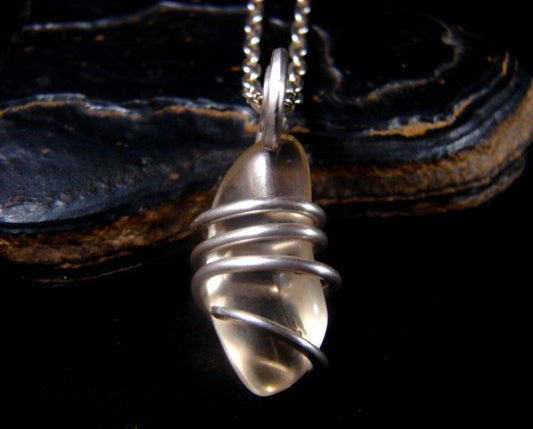 Golden Labradorite Hand Forged Pendant Sterling Silver Creativity 18