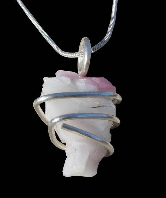 Gorgeous Genuine Monatomic Andara Crystal Pendant Silver #442