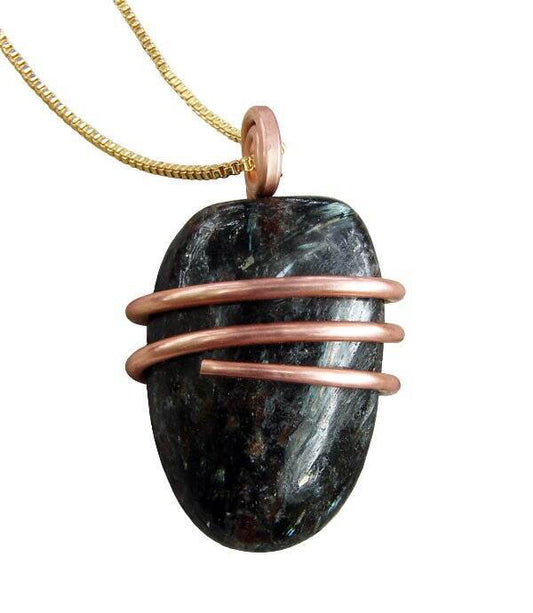 Natural Arfvedsonite Astrophyllite Pendant RUSSIAN Psychic Visions Crystal #10