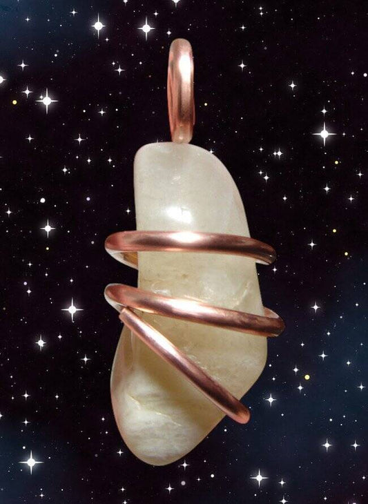 Real Crystals, Rainbow Moonstone Necklace, Crown Chakra Pendant, Empathy #10