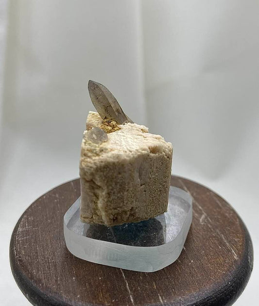 QUARTZ SMOKY CRYSTALS: LAKE GEORGE, TELLER COUNTY, COLORADO, USA -1979