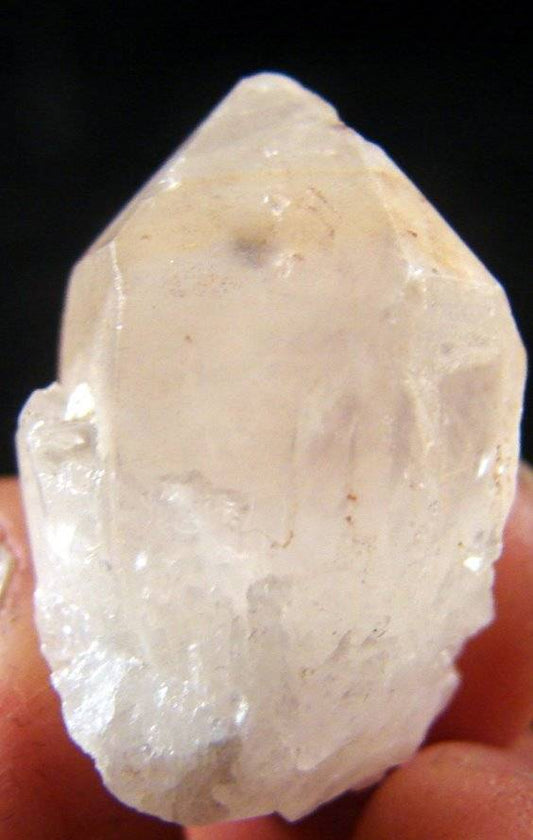 STAR QUARTZ Crystal with Black Hollandite Stars Inside Madagascar 1