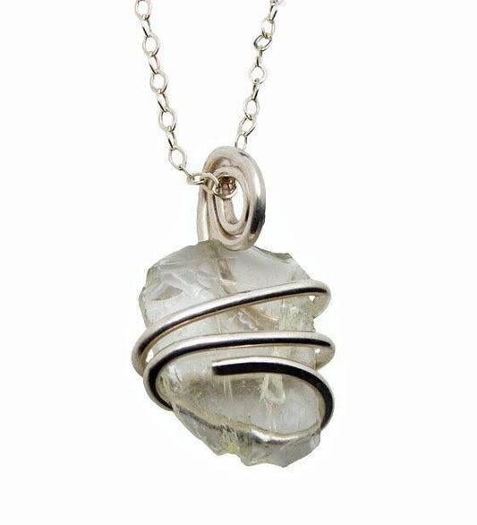 Gorgeous Genuine Monatomic Andara Crystal Pendant Sterling Silver #353