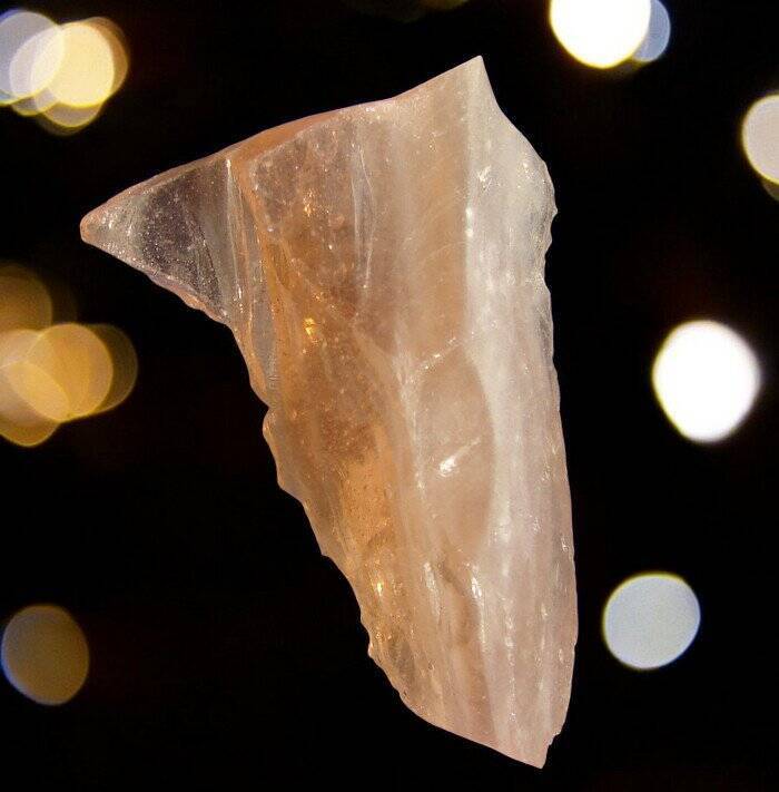 Orange Aura Gem Monatomic Andara Crystal #561