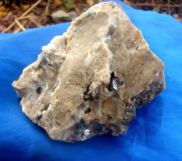 Bingham Purple Fluorite with Galena Crystal Cluster from Bingham, New Mexico 2