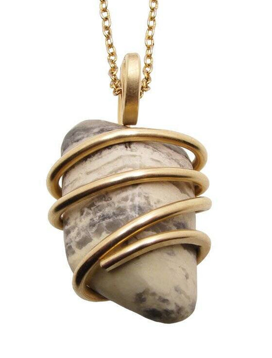 RARE INFINITE PENDANT "THE HEALER'S STONE" FROM SOUTH AFRICA MERLIN'S GOLD #81