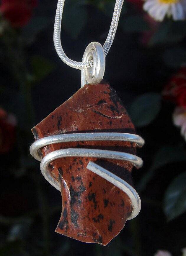 Gorgeous Genuine Monatomic Andara Crystal Pendant Silver #443