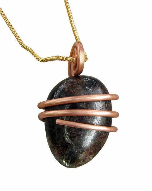 Natural Arfvedsonite Astrophyllite Pendant RUSSIAN Psychic Visions Crystal #11