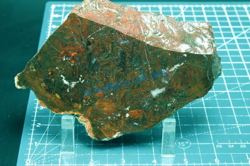 Thick Plume Agate Slab, California 1 lb 7 ounces