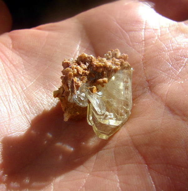 Barite Crystal Blade Cluster Warihuyn, Huanuco Department, Peru 7 with Tags