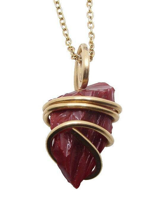 Gorgeous Genuine Monatomic Andara Crystal Pendant Bronze Gold #482