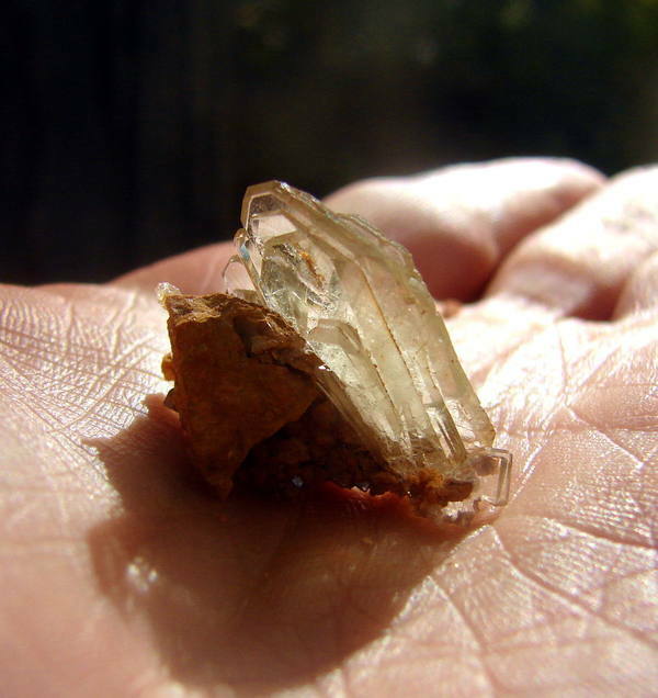 Barite Crystal Blade Cluster Warihuyn, Huanuco Department, Peru 7 with Tags