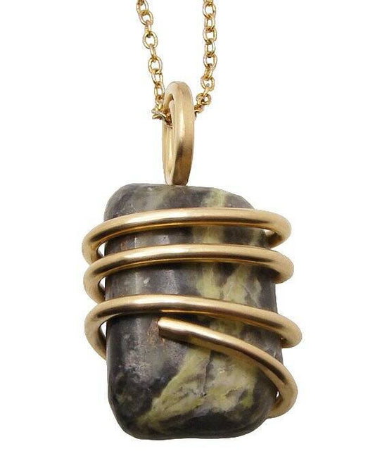 RARE INFINITE PENDANT "THE HEALER'S STONE" FROM SOUTH AFRICA MERLIN'S GOLD #82