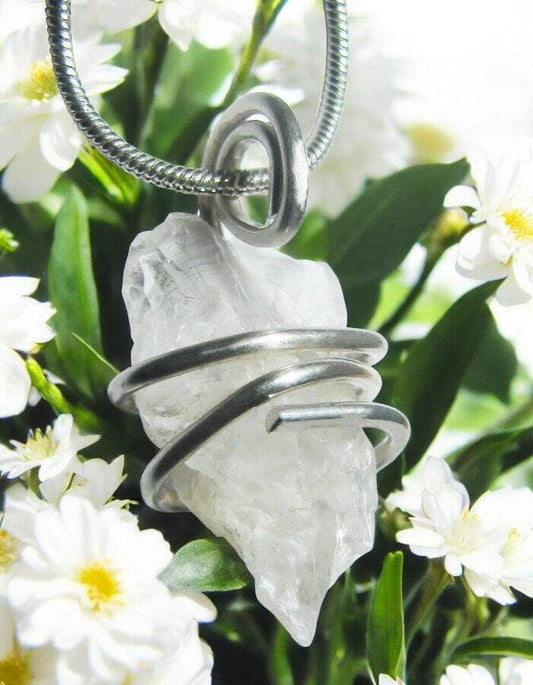 Real Crystals Handmade Petalite Angelic Pendant / Metaphysical Spiritual #72