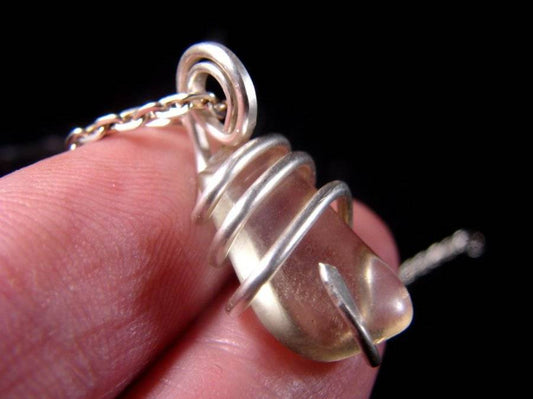 Golden Labradorite Hand Forged Pendant Sterling Silver Creativity 21