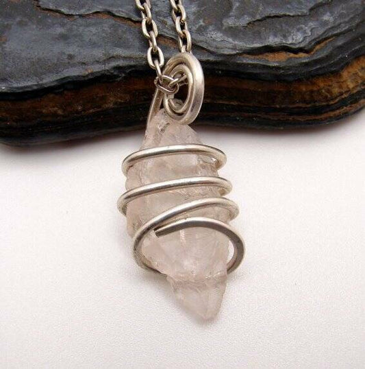 RARE HIGH POTENCY PINK MORGANITE AMULET PENDANT #8