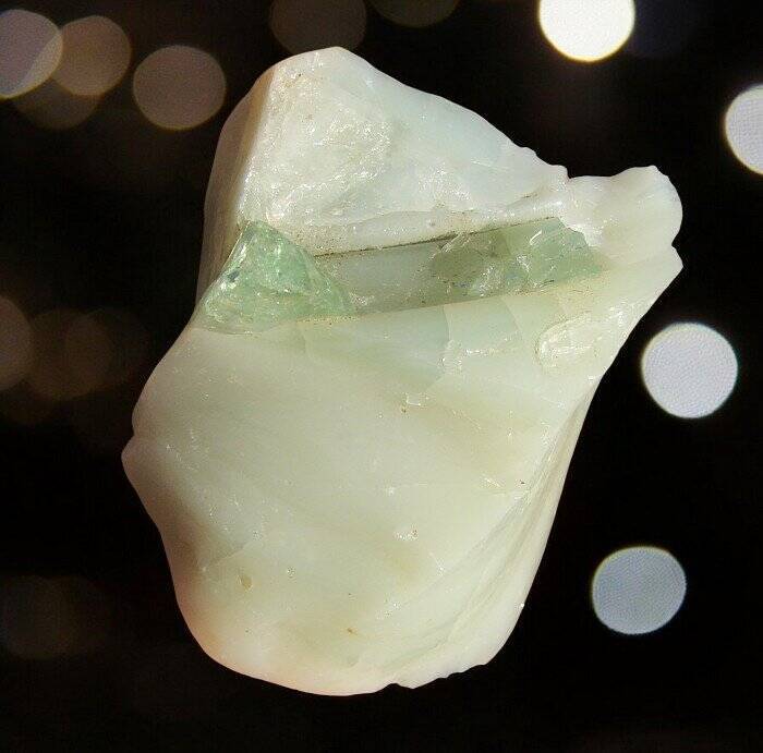 Green Aura Gem Monatomic Andara Crystal #554