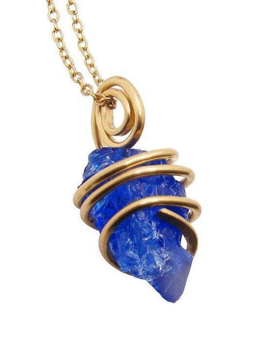 Gorgeous Genuine Monatomic Andara Crystal Pendant Bronze Gold #6002