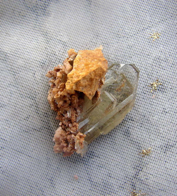 Barite Crystal Blade Cluster Warihuyn, Huanuco Department, Peru 7 with Tags