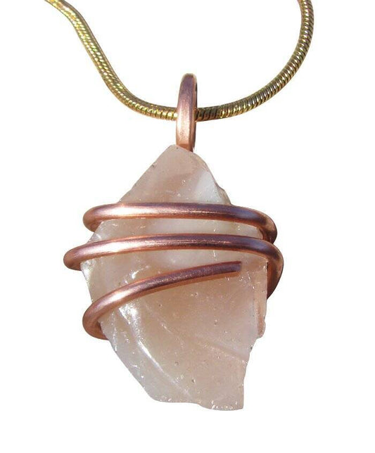 Gorgeous Genuine Monatomic Andara Crystal Pendant Copper #438