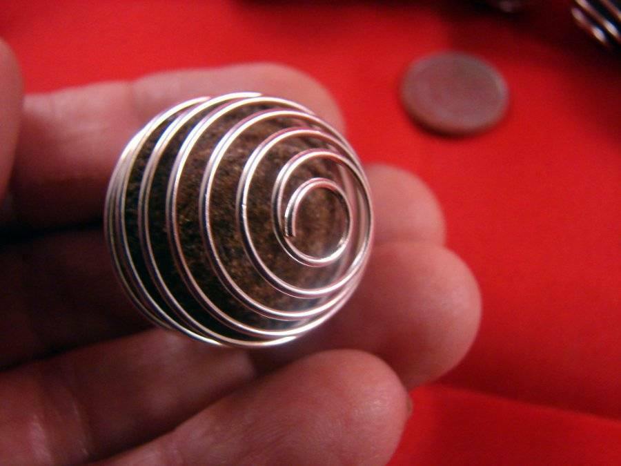 Natural Moqui Marble Shaman Stone Pendant from Utah - Psychic Pathways