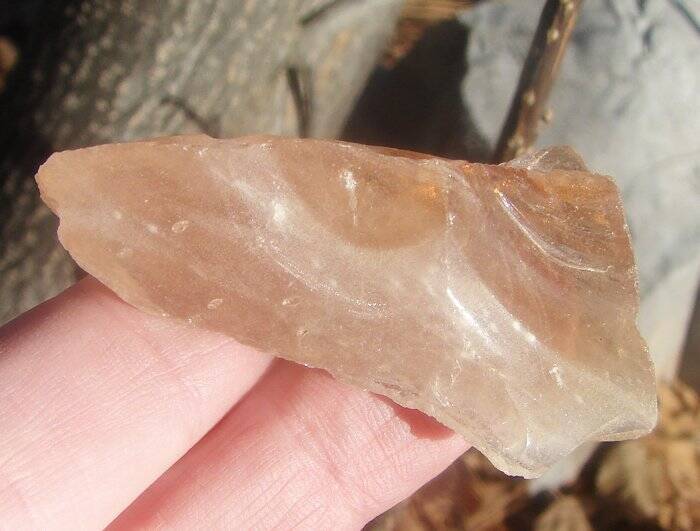 Orange Aura Gem Monatomic Andara Crystal #561