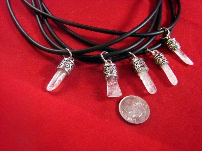 Crystal DANBURITE PENDANT Pleiadian Starbrary Crystal Mexico