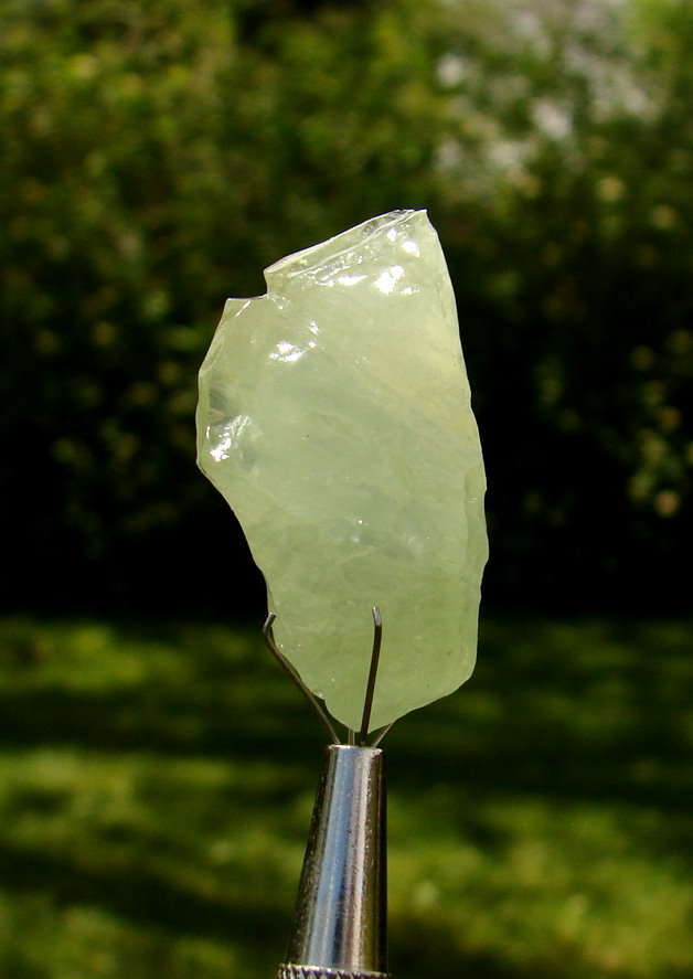 ONE Green Elestial Moldavite Calcite Crystal Mexico!!
