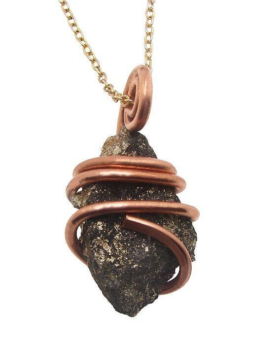 Rare Healer's Healers Apache Gold Pyrite Magnetite Natural Pendant #200