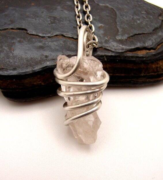 RARE HIGH POTENCY PINK MORGANITE AMULET PENDANT #3