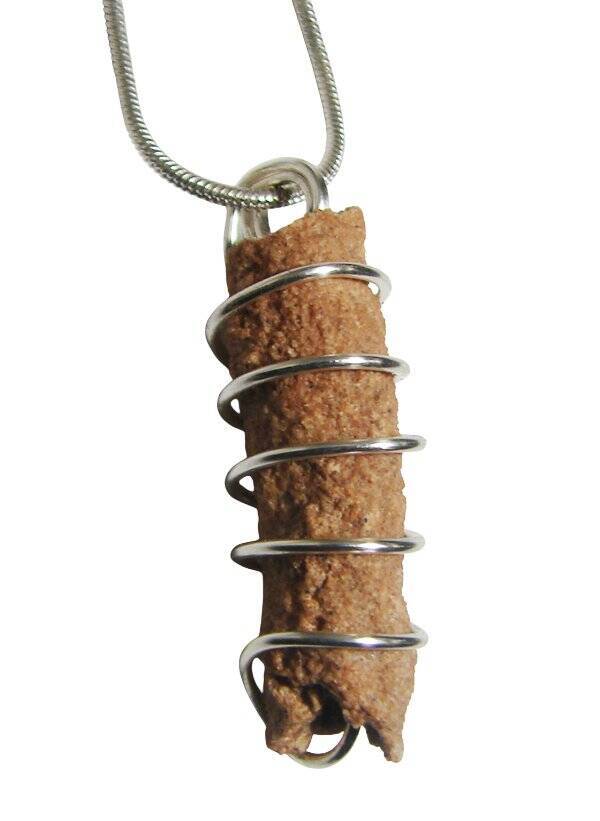 RARE UNUSUAL PRAYER PIPE LIGHTNING STRIKE SARAHA DESERT FULGURITE CRYSTAL #320