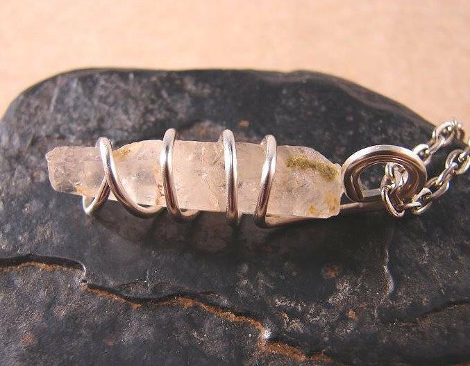 DELPHI ORACLE QUARTZ PENDANT SILVER COPPER MAGIC INCREASE SPIRITUALITY LOVE 31
