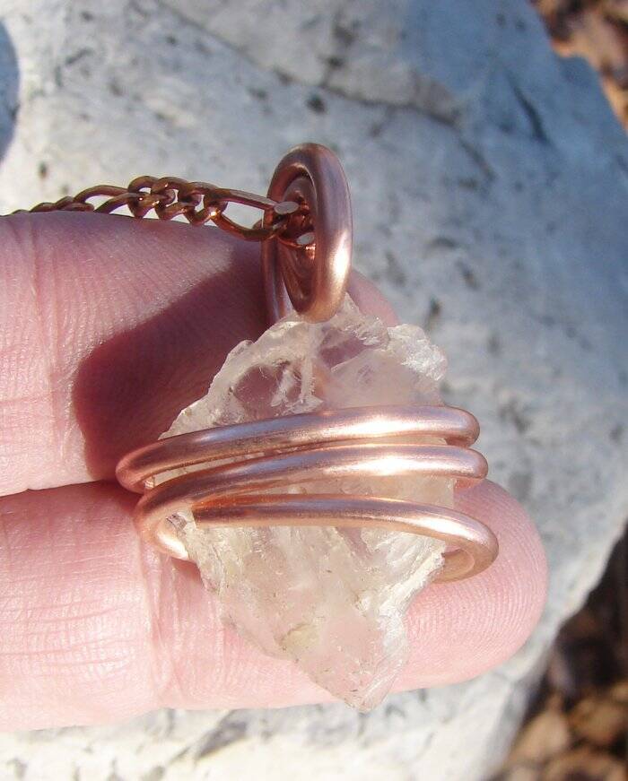 Real Crystals Handmade Petalite Angelic Pendant / Metaphysical Spiritual #62