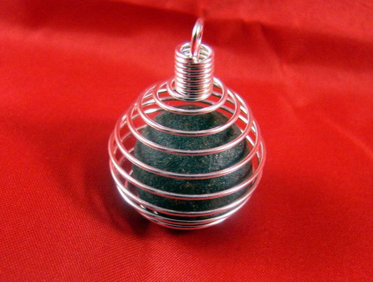 NATURAL MOQUI MARBLE SHAMAN STONE PENDANT FROM UTAH