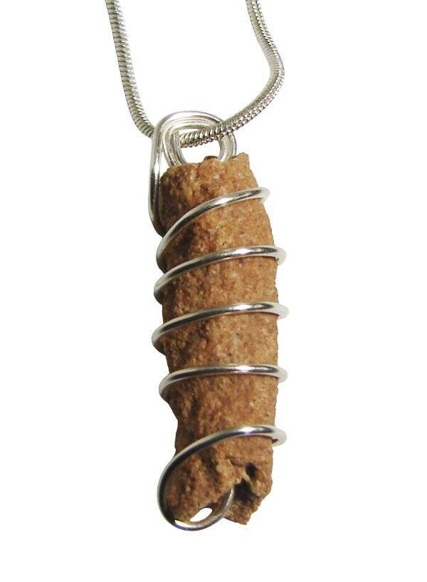 RARE UNUSUAL PRAYER PIPE LIGHTNING STRIKE SARAHA DESERT FULGURITE CRYSTAL #320