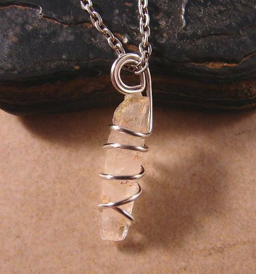 DELPHI ORACLE QUARTZ PENDANT SILVER COPPER MAGIC INCREASE SPIRITUALITY LOVE 31