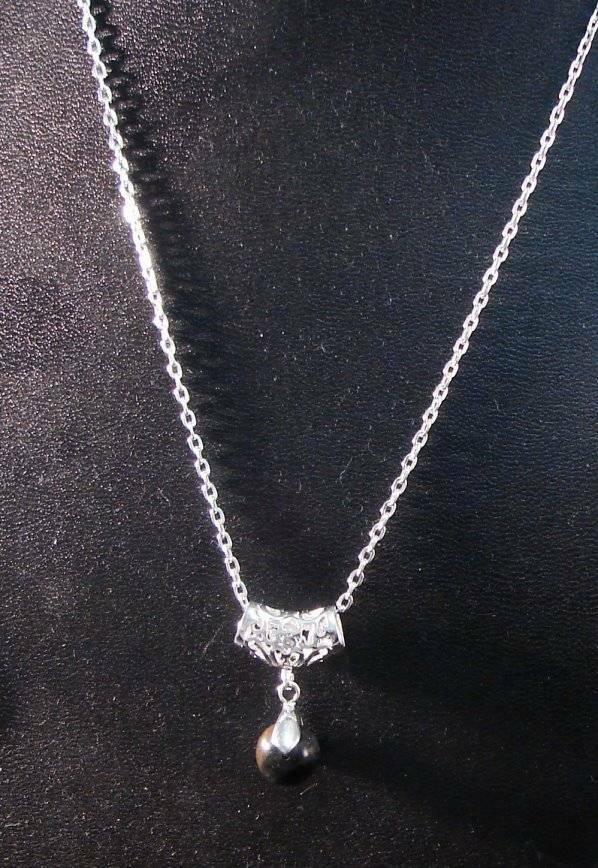 GENUINE PIETERSITE ENERGY JEWELRY AMULET SILVER PENDANT 18" CHAIN!