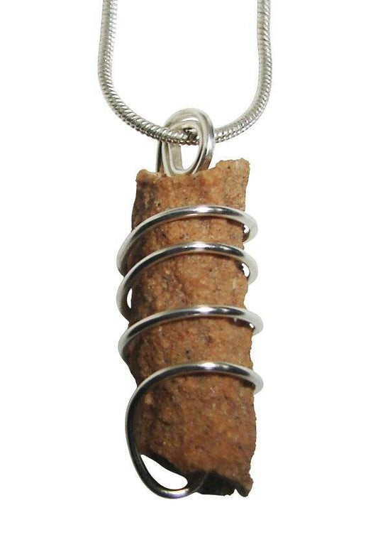 RARE UNUSUAL PRAYER PIPE LIGHTNING STRIKE SARAHA DESERT FULGURITE CRYSTAL #322