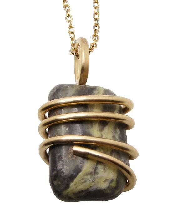 RARE INFINITE PENDANT "THE HEALER'S STONE" FROM SOUTH AFRICA MERLIN'S GOLD #82