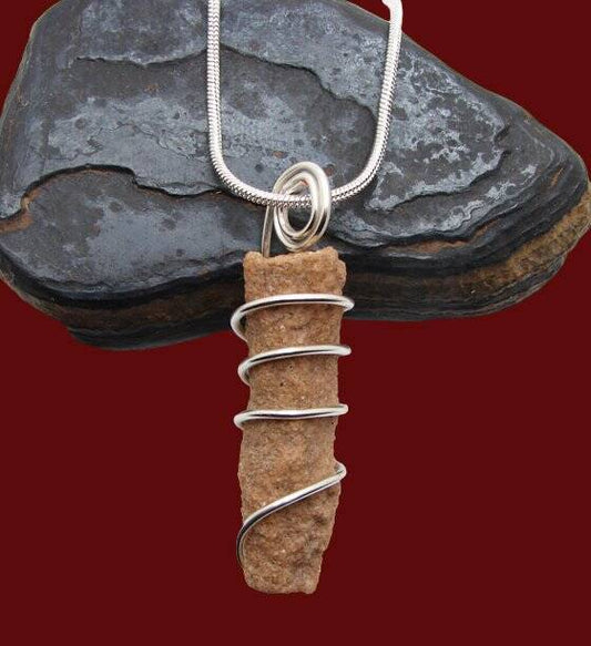 RARE UNUSUAL PRAYER PIPE LIGHTNING STRIKE SARAHA DESERT FULGURITE CRYSTAL #252
