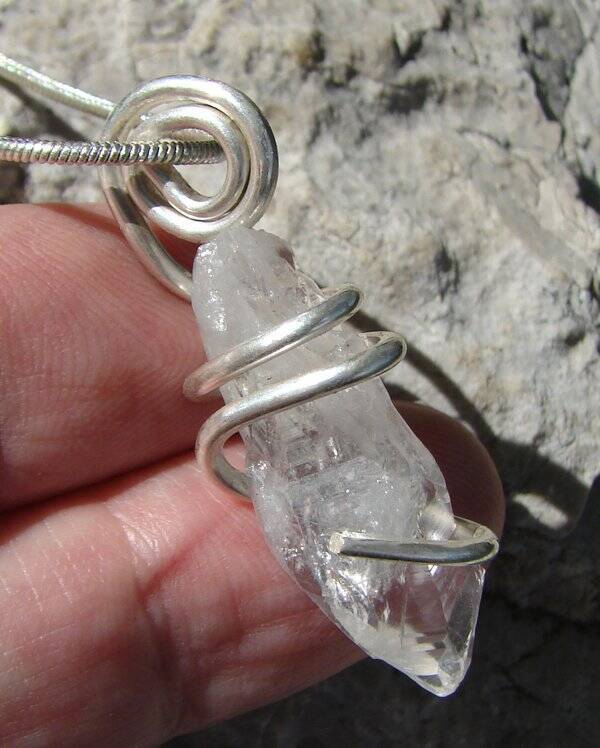 SATYALOKA PENDANT GATHERED BY MONKS INDIA ENLIGHTENMENT SILVER #259